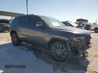 2016 Jeep Grand Cherokee Limited 75th Anniversary with VIN 1C4RJFBG7GC411146, listed as a Copart auction lot 53328675 with 110,439 mi miles and Salvage Title. Bid and sale history available at DreamBid. Image 4.