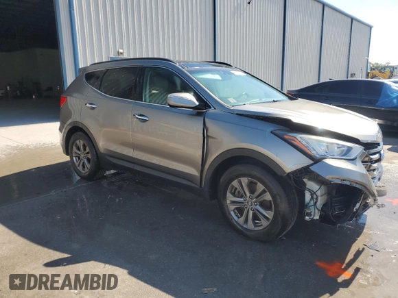2014 Hyundai Santa Fe Sport with VIN 5XYZU3LB0EG195383, listed as a Copart auction lot 50920245 with 81,795 mi miles and Salvage Title. Bid and sale history available at carsss.com. Image 4.