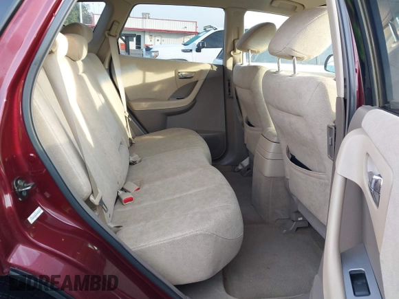 2007 Nissan Murano S with VIN JN8AZ08W47W612443, listed as a IAAI auction lot 41462615 with 160,485 mi miles and . Bid and sale history available at DreamBid. Image 8.