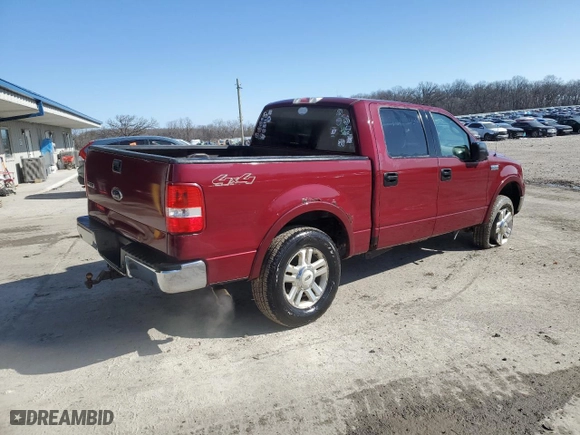 2004 Ford F-150 XLT with VIN 1FTPW14594KD08979, listed as a Copart auction lot 52071585 with 201,810 mi miles and Non Repairable. Bid and sale history available at carsss.com. Image 3.