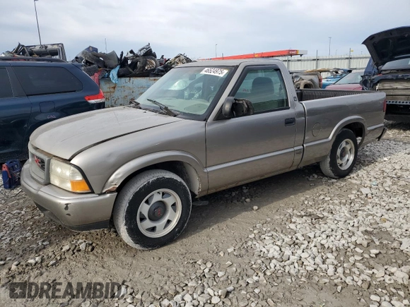 2000 GMC Sonoma z VIN 1GTCS1444Y8131309, wystawiony jako Copart lot #46524975 z przebiegiem 156 218 mil mil oraz Szkoda całkowita • Salvage title. Historia ofert i sprzedaży dostępna na DreamBid. Obrazek 1.