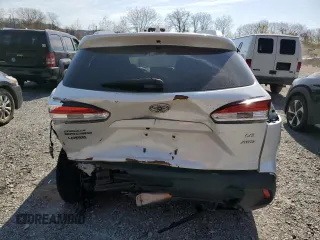 2022 Toyota Corolla Cross LE with VIN 7MUCAABG2NV024823, listed as a Copart auction lot 53458775 with 24,562 mi miles and Non repairable. Bid and sale history available at DreamBid. Image 6.