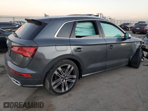 2018 Audi SQ5 Prestige with VIN WA1C4AFY9J2025127, listed as a Copart auction lot 82315573 with 44,693 mi miles and . Bid and sale history available at DreamBid. Image 3.