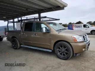 2004 Nissan Titan LE with VIN 1N6AA07A54N554415, listed as a Copart auction lot 54571635 with 196,664 mi miles and Clean Title. Bid and sale history available at DreamBid. Image 4.