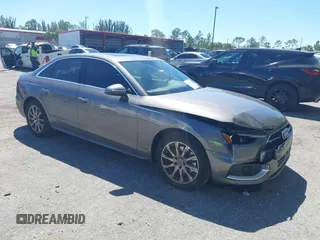 2020 Audi A4 Premium z VIN WAUGMAF43LN004177, wystawiony jako IAAI lot #41843901 z przebiegiem 49 553 mil mil oraz . Historia ofert i sprzedaży dostępna na DreamBid. Obrazek 1.