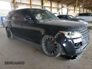2014 Land Rover Range Rover Supercharged with VIN SALGS3TF1EA190301, listed as a Copart auction lot 55498995 with Not provided miles and Clean title. Bid and sale history available at DreamBid. Image 4.