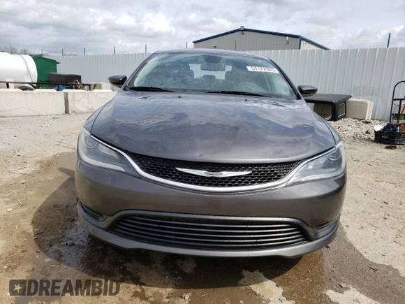 2016 Chrysler 200 LX with VIN 1C3CCCFB4GN194225, listed as a Copart auction lot 51172925 with 123,065 mi miles and Non Repairable. Bid and sale history available at carsss.com. Image 5.