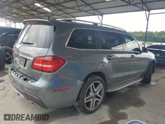 2017 Mercedes-Benz GLS 550 with VIN 4JGDF7DE0HA852820, listed as a Copart auction lot 60523685 with 177,152 mi miles and Clean title. Bid and sale history available at DreamBid. Image 3.