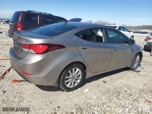 2015 Hyundai Elantra SE with VIN 5NPDH4AE1FH634490, listed as a Copart auction lot 49332185 with 0 mi miles and Clean Title. Bid and sale history available at carsss.com. Image 3.