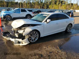 2021 Audi A4 S line Premium Plus with VIN WAUEAAF48MA037250, listed as a Copart auction lot 87725905 with Not Provided miles and Salvage Title. Bid and sale history available at DreamBid. Image 1.