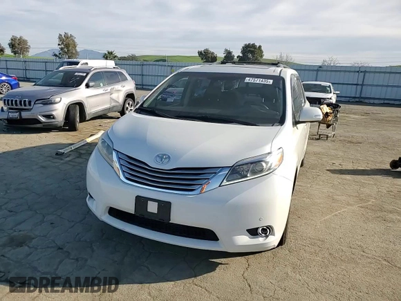 2015 Toyota Sienna Limited with VIN 5TDDK3DC2FS099332, listed as a Copart auction lot 47571435 with 107,449 mi miles and Salvage Title. Bid and sale history available at DreamBid. Image 11.