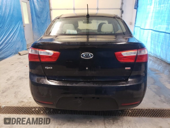 2013 Kia Rio LX with VIN KNADM4A31D6127488, listed as a Copart auction lot 51660205 with 77,357 mi miles and Salvage Title. Bid and sale history available at carsss.com. Image 6.