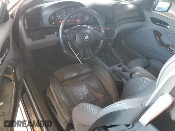 2006 BMW 3 Series 325Ci with VIN WBABW334X6PX84420, listed as a Copart auction lot 61303915 with 147,656 mi miles and Salvage title. Bid and sale history available at DreamBid. Image 8.