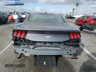 2025 Ford Mustang EcoBoost with VIN 1FA6P8TH4S5103973, listed as a Copart auction lot 47644795 with 670 mi miles and Salvage Title. Bid and sale history available at carsss.com. Image 6.
