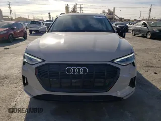 2021 Audi e-tron Premium with VIN WA1AAAGE4MB023438, listed as a Copart auction lot 72274743 with 34,502 mi miles. Bid and sale history available at carsss.com. Image 5.