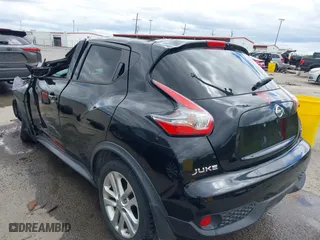 2015 Nissan Juke S with VIN JN8AF5MR1FT503590, listed as a IAAI auction lot 41970400 with 153,852 mi miles. Bid and sale history available at carsss.com. Image 3.