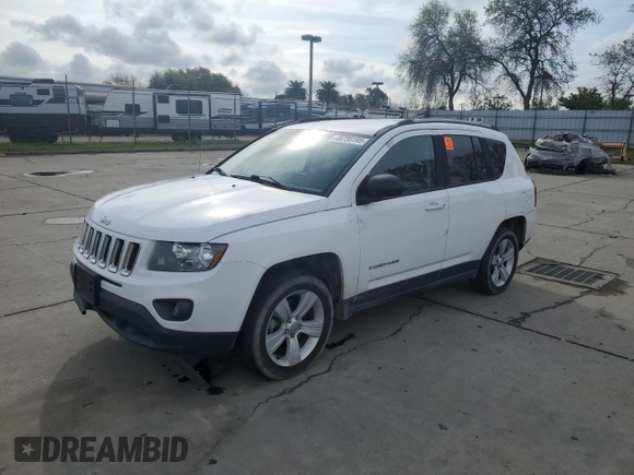 2017 Jeep Compass Sport с VIN 1C4NJCBA8HD124306, выставлен на аукционе Copart как лот 49730195 с пробегом 125 700 миль миль и Списание • Salvage title. История ставок и продаж доступна на DreamBid. Изображение 1.