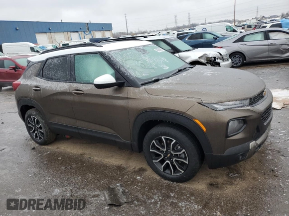 2021 Chevrolet TrailBlazer ACTIV with VIN KL79MSSL3MB131963, listed as a Copart auction lot 43930955 with 42,689 mi miles and Non Repairable. Bid and sale history available at DreamBid. Image 4.