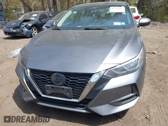 2020 Nissan Sentra S with VIN 3N1AB8BV2LY222901, listed as a IAAI auction lot 42122487 with 64,551 mi miles. Bid and sale history available at carsss.com. Image 12.