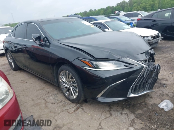 2023 Lexus ES 350 Ultra Luxury with VIN 58AFZ1B17PU150139, listed as a IAAI auction lot 42091947 with 35,216 mi miles and . Bid and sale history available at DreamBid. Image 1.