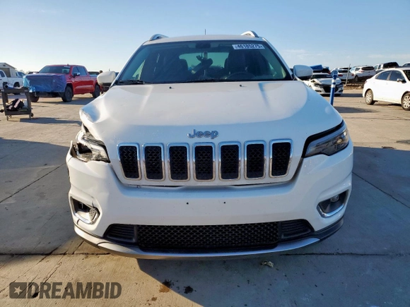 2020 Jeep Cherokee Limited with VIN 1C4PJLDB9LD580595, listed as a Copart auction lot 46185275 with 87,822 mi miles and Salvage Title. Bid and sale history available at carsss.com. Image 5.