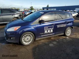 2016 Ford C-Max Energi SEL with VIN 1FADP5CU9GL115476, listed as a Copart auction lot 73047254 with 255,084 mi miles and Salvage Title. Bid and sale history available at carsss.com. Image 1.