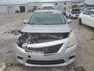 2012 Nissan Versa SV with VIN 3N1CN7AP9CL875493, listed as a Copart auction lot 63058395 with 204,253 mi miles and Salvage title. Bid and sale history available at DreamBid. Image 5.