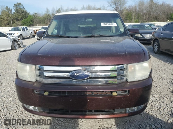 2009 Ford Flex SEL with VIN 2FMDK52C19BA03934, listed as a Copart auction lot 50791585 with 197,491 mi miles and Salvage Title. Bid and sale history available at carsss.com. Image 5.
