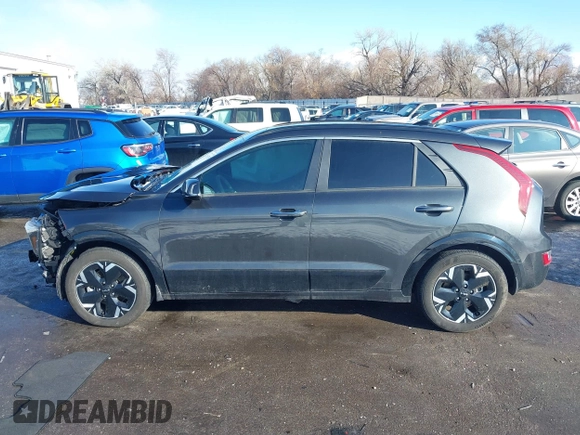 2023 Kia Niro Wave with VIN KNDCT3L18P5031858, listed as a IAAI auction lot 41635703 with 12,558 mi miles and . Bid and sale history available at DreamBid. Image 14.