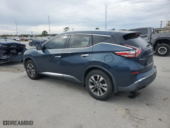 2015 Nissan Murano SL with VIN 5N1AZ2MG6FN289499, listed as a Copart auction lot 88037545 with 170,337 mi miles and Salvage Title. Bid and sale history available at carsss.com. Image 2.