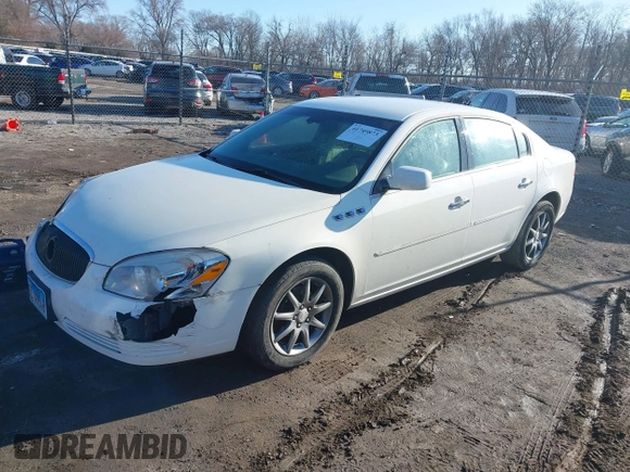 2007 Buick Lucerne V6 CXL with VIN 1G4HD57297U130868, listed as a IAAI auction lot 41749873 with 144,056 mi miles. Bid and sale history available at carsss.com. Image 2.