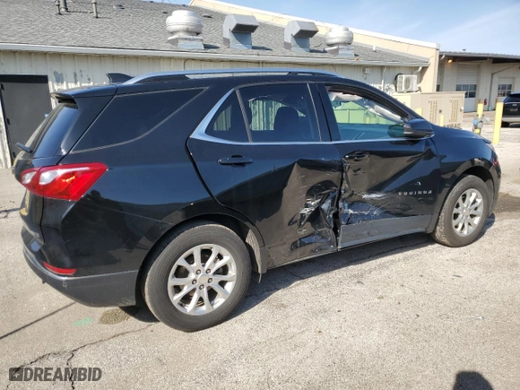 2020 Chevrolet Equinox LT with VIN 2GNAXUEV7L6171245, listed as a Copart auction lot 51435795 with 69,172 mi miles and Salvage Title. Bid and sale history available at carsss.com. Image 3.