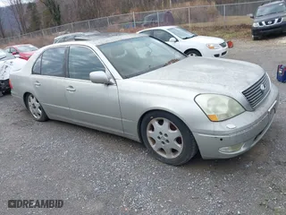 2002 Lexus LS 430 with VIN JTHBN30F620064173, listed as a IAAI auction lot 41434723 with 155,432 mi miles. Bid and sale history available at carsss.com. Image 1.