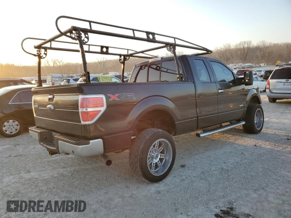 2014 Ford F-150 XL with VIN 1FTFX1ET8EFB53440, listed as a Copart auction lot 49031405 with 156,696 mi miles and Salvage Title. Bid and sale history available at carsss.com. Image 3.