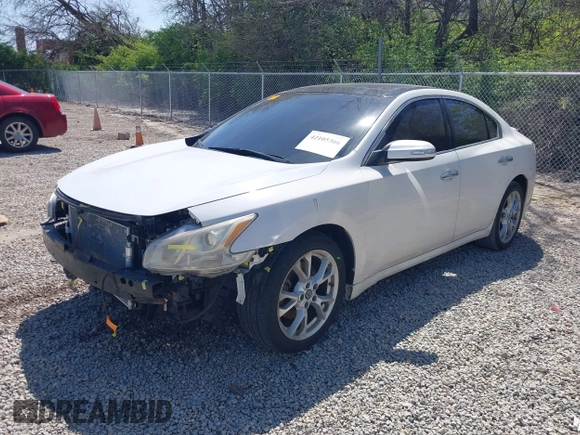 2013 Nissan Maxima S with VIN 1N4AA5AP0DC837111, listed as a IAAI auction lot 42105366 with 118,166 mi miles and . Bid and sale history available at DreamBid. Image 2.