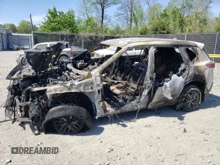 2021 Nissan Rogue S with VIN JN8AT3AA8MW015504, listed as a Copart auction lot 54296805 with Not provided miles and Salvage title. Bid and sale history available at DreamBid. Image 1.