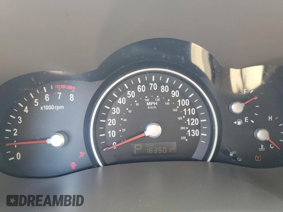 2012 Kia Sedona LX with VIN KNDMG4C75C6437393, listed as a Copart auction lot 72045874 with 163,501 mi miles and Non Repairable. Bid and sale history available at carsss.com. Image 9.
