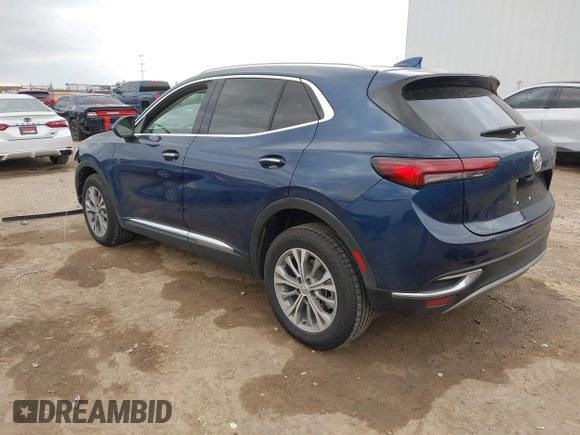 2022 Buick Envision Preferred with VIN LRBAZLR41ND068887, listed as a IAAI auction lot 41168277 with 33,997 mi miles. Bid and sale history available at carsss.com. Image 3.