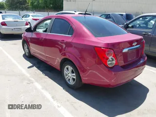 2014 Chevrolet Sonic LT with VIN 1G1JC5SH7E4121869, listed as a IAAI auction lot 42204925 with 122,394 mi miles and . Bid and sale history available at DreamBid. Image 3.