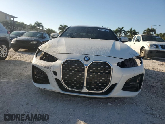 2021 BMW 4 Series 430i with VIN WBA53AP03MCG66105, listed as a Copart auction lot 88971625 with 69,236 mi miles and Salvage Title. Bid and sale history available at DreamBid. Image 5.