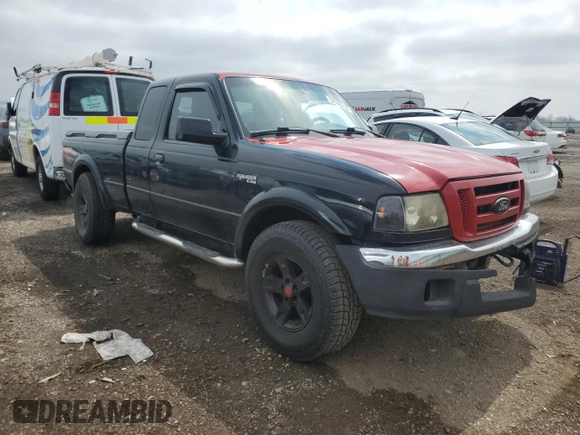 2002 Ford Ranger XL Fleet with VIN 1FTZR45E12TA71296, listed as a Copart auction lot 52533795 with 166,708 mi miles and Salvage Title. Bid and sale history available at DreamBid. Image 4.