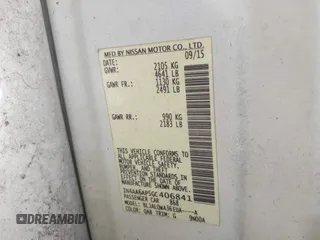 2016 Nissan Maxima SV z VIN 1N4AA6AP5GC406841, wystawiony jako IAAI lot #41829964 z przebiegiem 149 297 mil mil oraz . Historia ofert i sprzedaży dostępna na DreamBid. Obrazek 9.