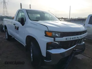 2020 Chevrolet Silverado 1500 Work Truck with VIN 3GCNWAEF6LG262192, listed as a IAAI auction lot 41051629 with 46,663 mi miles. Bid and sale history available at carsss.com. Image 1.