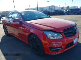 2013 Mercedes-Benz C-Class C 250 with VIN WDDGJ4HB7DF967867, listed as a IAAI auction lot 41765262 with 66,014 mi miles. Bid and sale history available at carsss.com. Image 1.