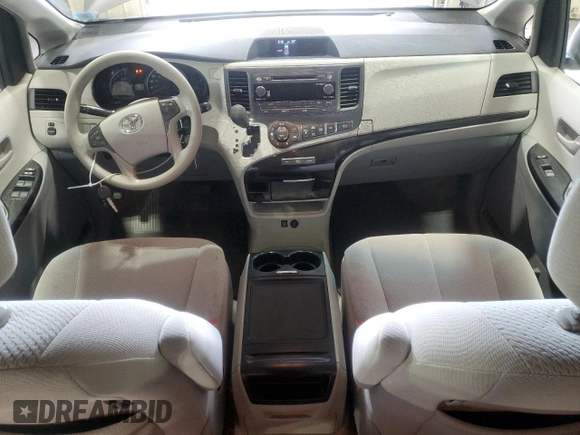 2013 Toyota Sienna LE with VIN 5TDJK3DCXDS059838, listed as a Copart auction lot 52107215 with 142,582 mi miles and Clean Title. Bid and sale history available at carsss.com. Image 8.