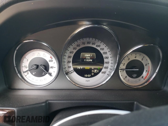 2013 Mercedes-Benz GLK 350 with VIN WDCGG5HB1DG061474, listed as a Copart auction lot 76621794 with 115,394 mi miles and Salvage Title. Bid and sale history available at DreamBid. Image 9.