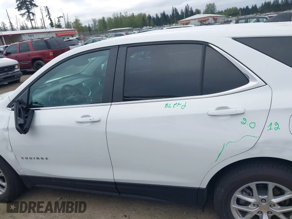 2024 Chevrolet Equinox LT with VIN 3GNAXUEG9RS181173, listed as a IAAI auction lot 42082890 with 27,575 mi miles. Bid and sale history available at carsss.com. Image 14.