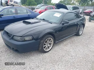 2002 Ford Mustang GT Deluxe z VIN 1FAFP42X82F158373, wystawiony jako IAAI lot #42299510 z przebiegiem 178 657 mil mil oraz . Historia ofert i sprzedaży dostępna na DreamBid. Obrazek 2.