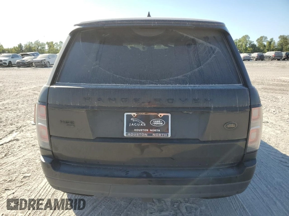 2022 Land Rover Range Rover Westminster with VIN SALGS2RU9NA459581, listed as a Copart auction lot 77399534 with 56,644 mi miles and Salvage title. Bid and sale history available at DreamBid. Image 6.