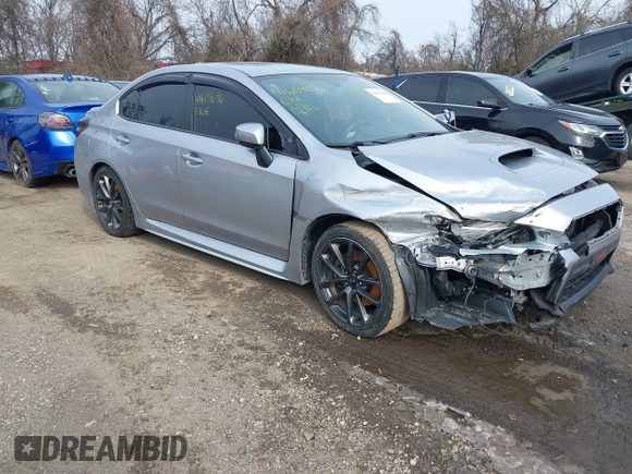 2018 Subaru WRX Limited with VIN JF1VA1L68J8834244, listed as a IAAI auction lot 41609696 with 109,736 mi miles. Bid and sale history available at carsss.com. Image 1.